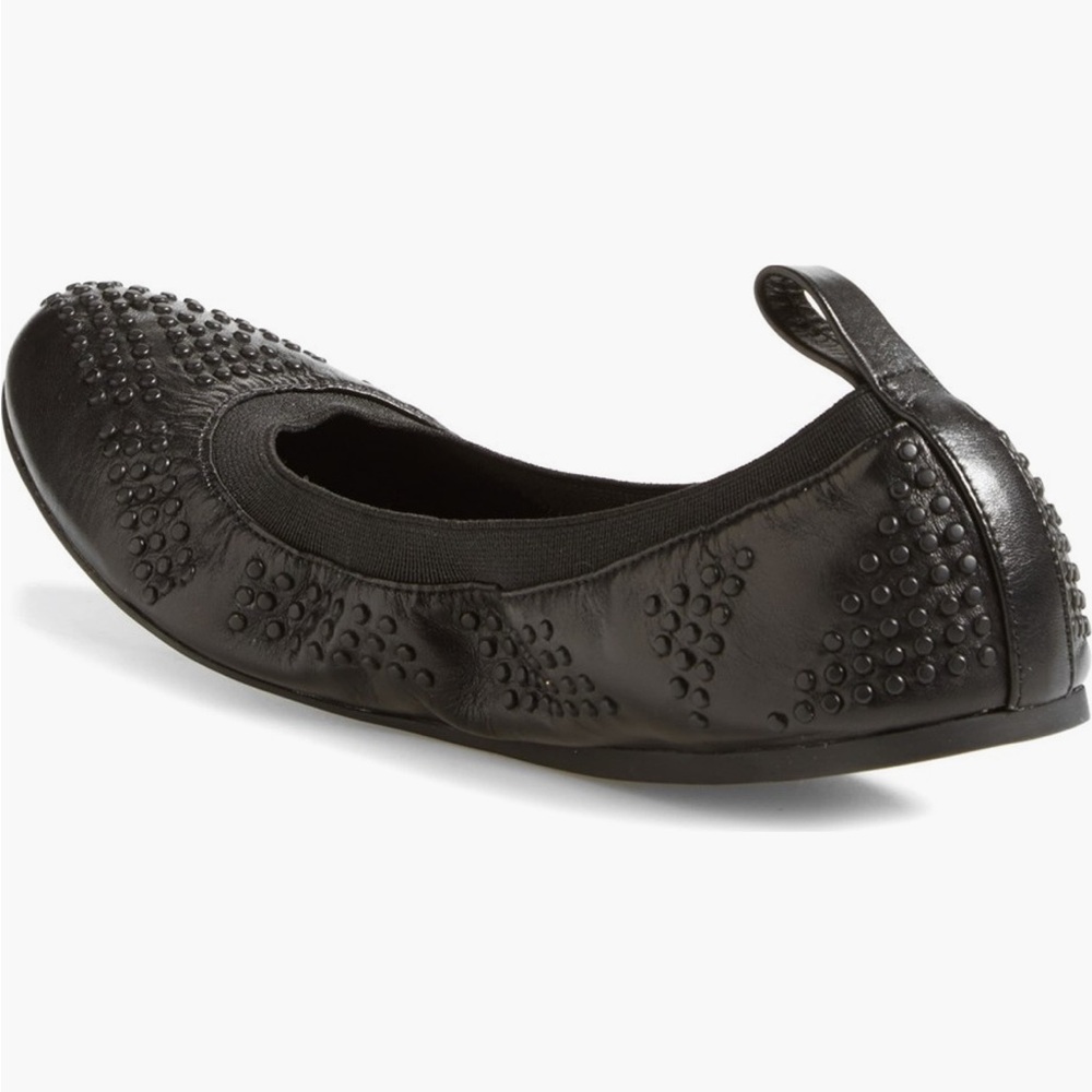 See by Chloe Black Studded Women's Ballet Flats